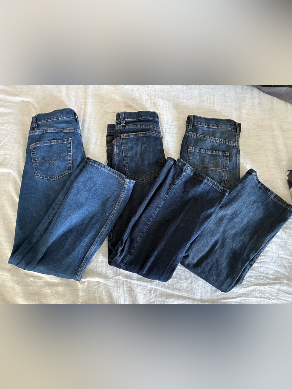 Lot of 3 Levi's, Wrangler, The Children’s Place jeans